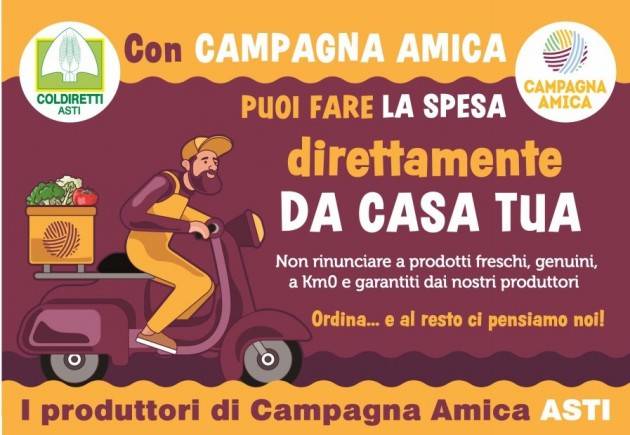 Prodotti agricoli a domicilio con le aziende di Campagna Amica