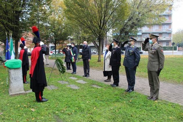 Cremona Cerimonia di commemorazione al parco Caduti di Nassiriya