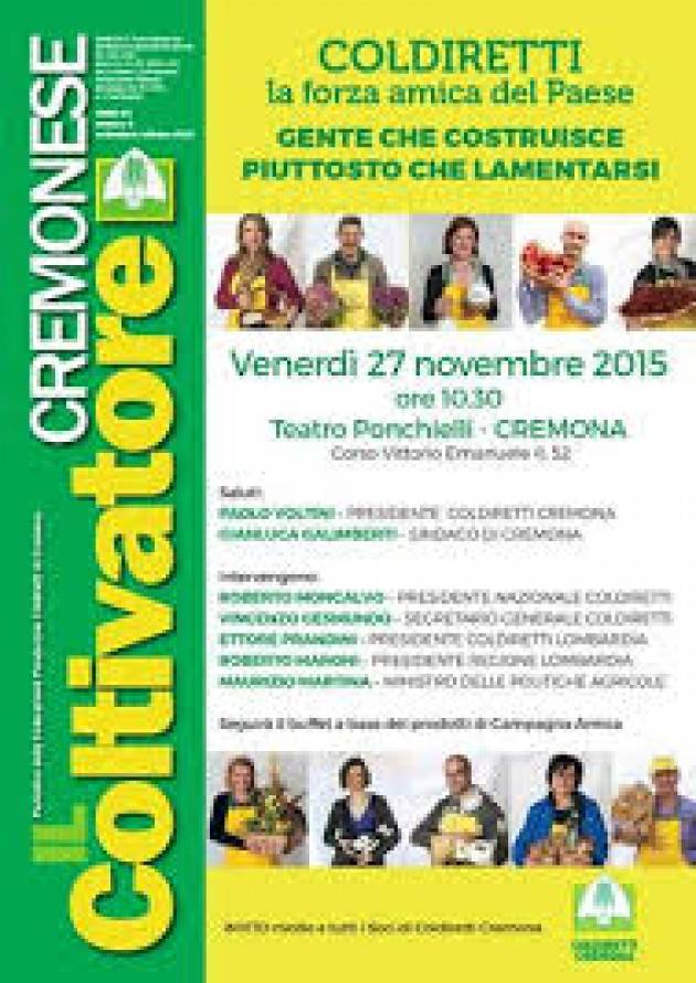 Il Coltivatore Cremona, il numero di novembre
