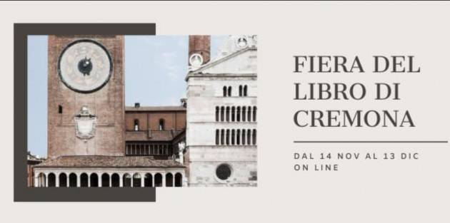 EVENTI: questa sera al via l’edizione in streaming 2020 della ‘Fiera del Libro Cremona’
