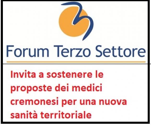 Cremona Forum 3° Settore sostiene ed invita a firmare documento dei 71 sul riordino della sanità cremonese.