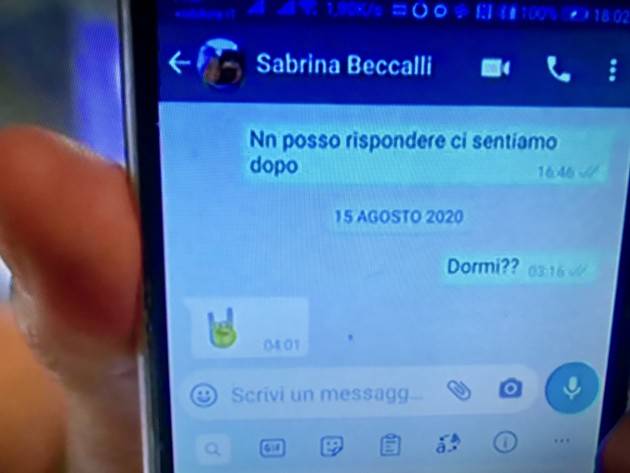 DELITTO DI VERGONZANA: LA NOTTE DELL'OMICIDIO PASINI HA CHIAMATO SABRINA 30 VOLTE