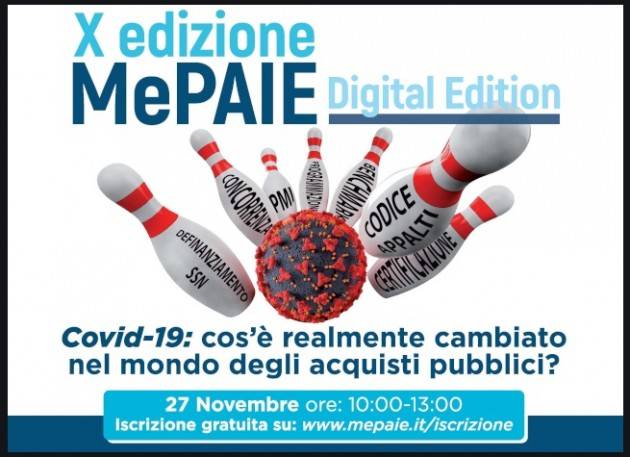 X Edizione MePAIE Covid-19: cos’è realmente cambiato nel mondo degli acquisti pubblici?