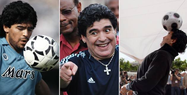 MARADONA DIEGO MORTO E IL FIGLIO JUNIOR RICOVERATO PER COVID