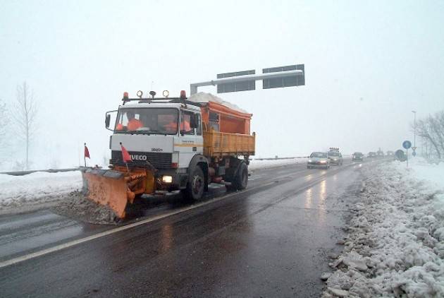 Provincia Cremona Piano neve 2020-21: mezzi pronti ed interventi preventivi sul territorio