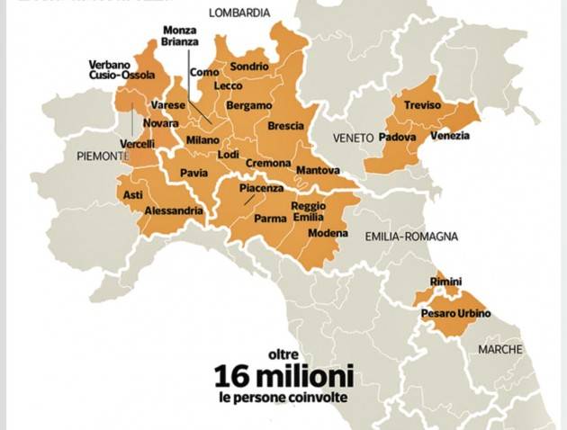 CORONAVIRUS - LOMBARDIA È ZONA ARANCIONE: ECCO COSA SUCCEDE PUNTO PER PUNTO