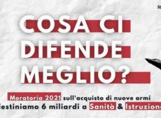 Legge di Bilancio al tempo del Covid-19: 6 miliardi per nuovi armamenti nel 2021