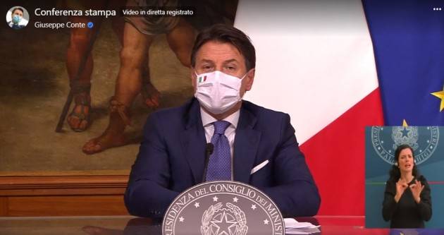 Giuseppe Conte Scongiurare 3A ondata Covid,stiamo evitando nuovo lockdown (Video)