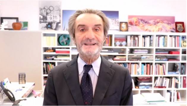 Covid -19   Attilio  Fontana: domenica 13 dicembre Lombardia zona gialla (Video)