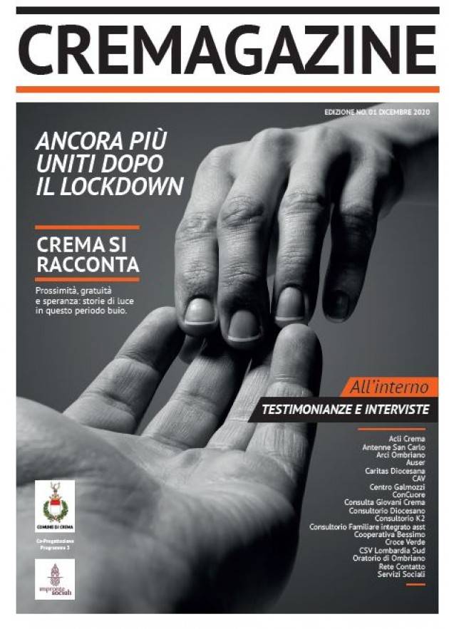  ‘Cremagazine’, la forza del volontariato dopo il lockdown