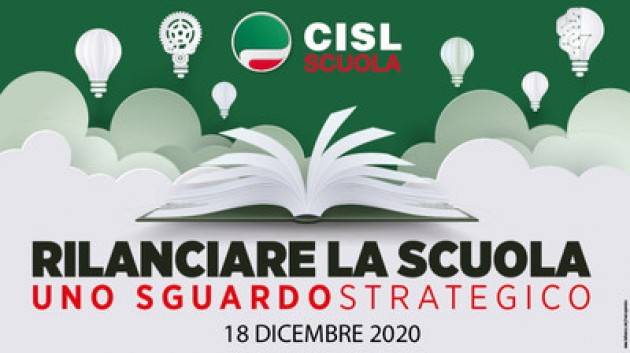Un webinar della CISL Scuola in programma il 18 dicembre