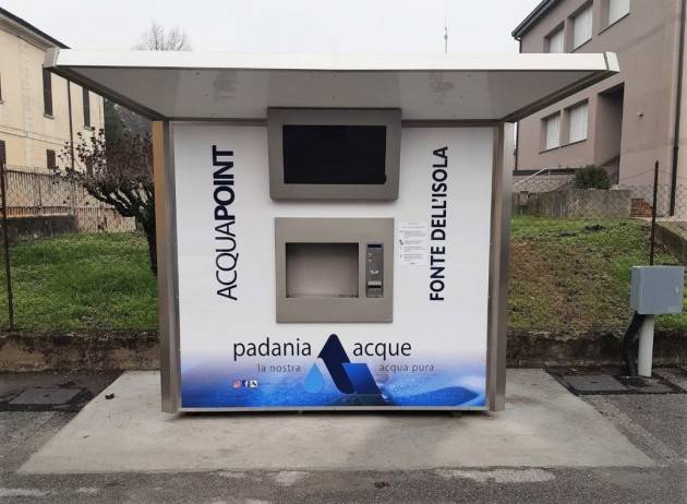 Padania Acque SpA È attiva la nuova casa dell'acqua del Comune di Moscazzano