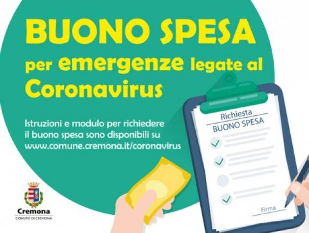 Comune di Cremona Buoni spesa, sono 901 le domande accolte