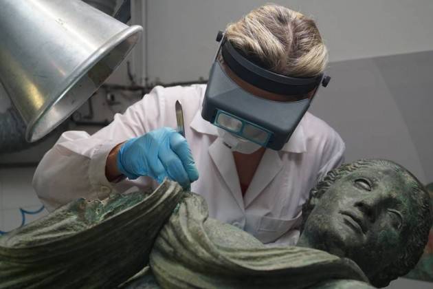 La Vittoria Alata torna a Brescia dopo il restauro