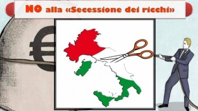 NO ALLA SECESSIONE DEI RICCHI Mobilitazione il 18/12 di Rif.Comunista