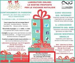 Mantova  NATALE 4 laboratori online ragazzi (9-13 anni)LA TECNOLOGIA CHE FA BENE