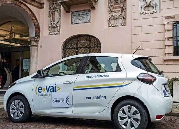 Crema consegnata prima auto elettrica car sharing