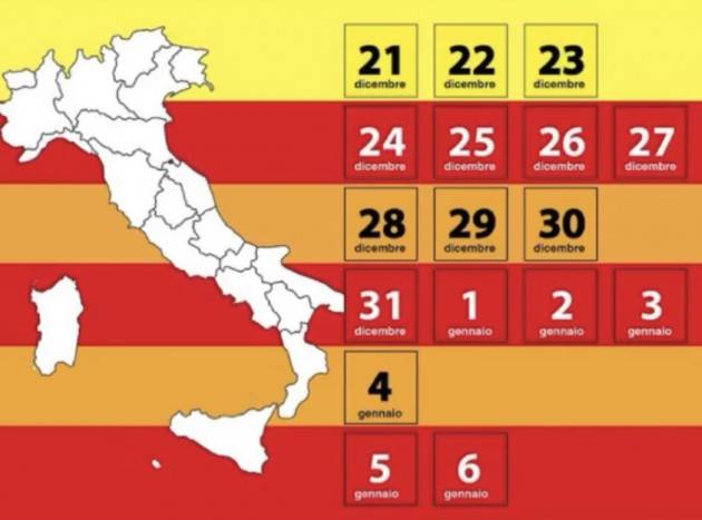 REGOLE E DIVIETI PER NATALE E CAPODANNO: DOMANDE E RISPOSTE