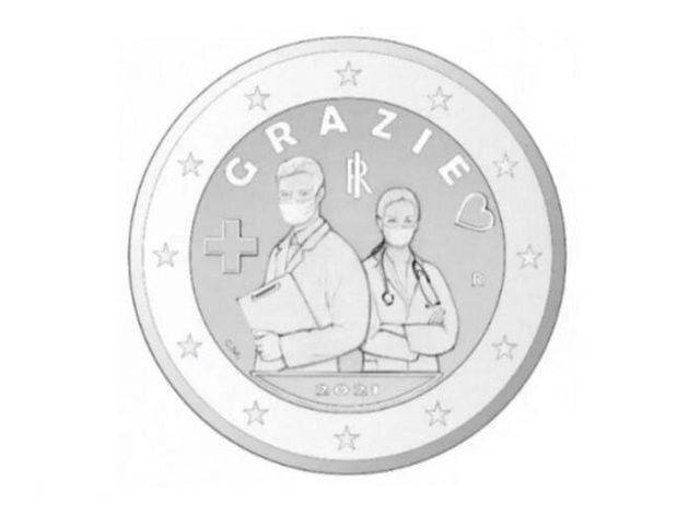 DA GENNAIO LA MONETA DA DUE EURO DEDICATA A MEDICI E INFERMIERI 