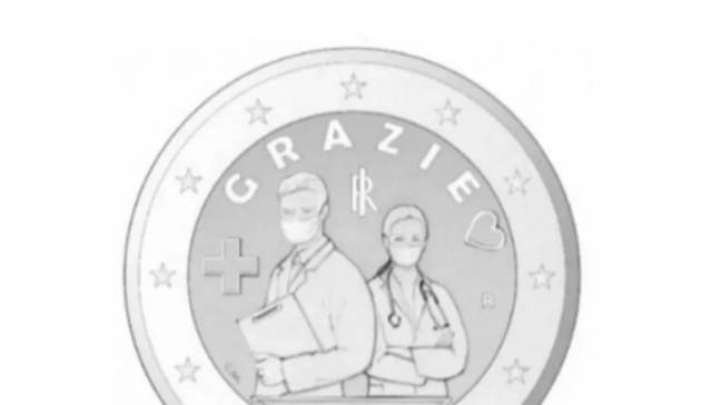 DA GENNAIO LA MONETA DA DUE EURO DEDICATA A MEDICI E INFERMIERI 