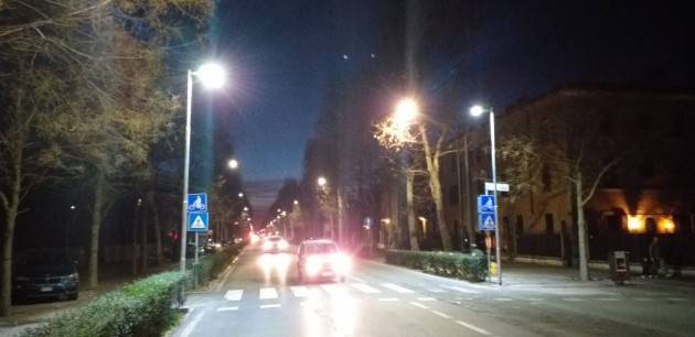 Cremona Ultimato l’intervento di potenziamento dell’illuminazione in viale Po