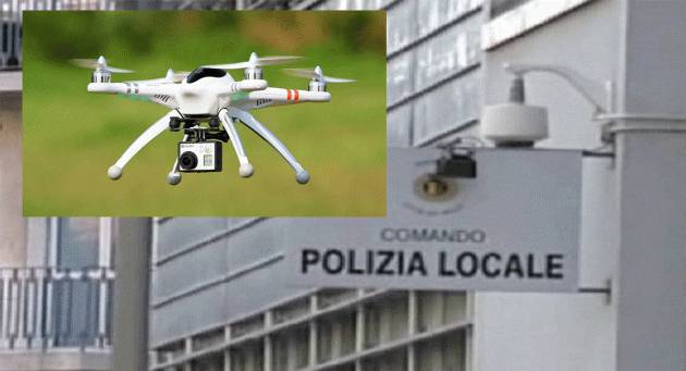 Polizia Locale di Bergamo, arriva il primo drone per il controllo del territorio