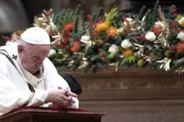 Papa Francesco: ''Non esiste un Dio cinico e spietato''