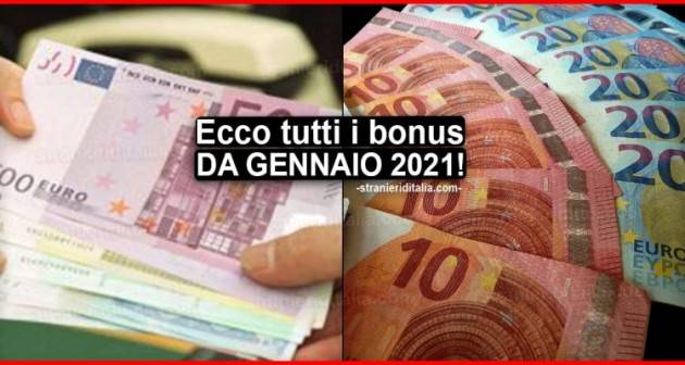 ADUC Incentivi e bonus 2021 per individui e famiglie, guida pratica