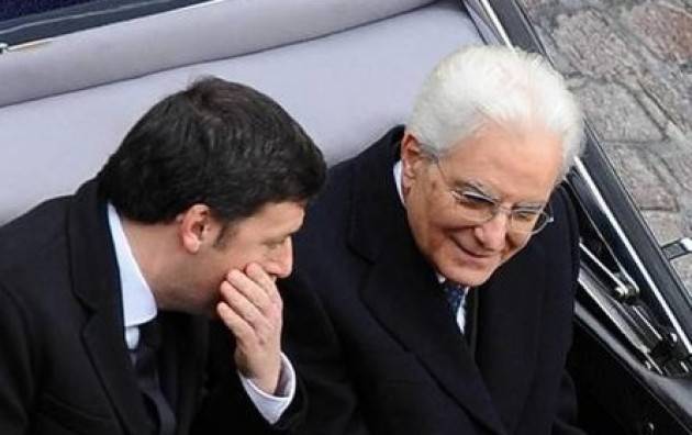 Sergio Mattarella tira le orecchie a Renzi e lui si accuccia e non ritira più i ministri