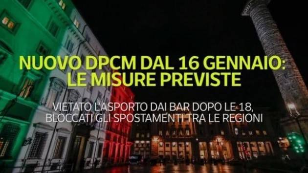 LOMBARDIA - SPOSTAMENTI DAL 17 GENNAIO 