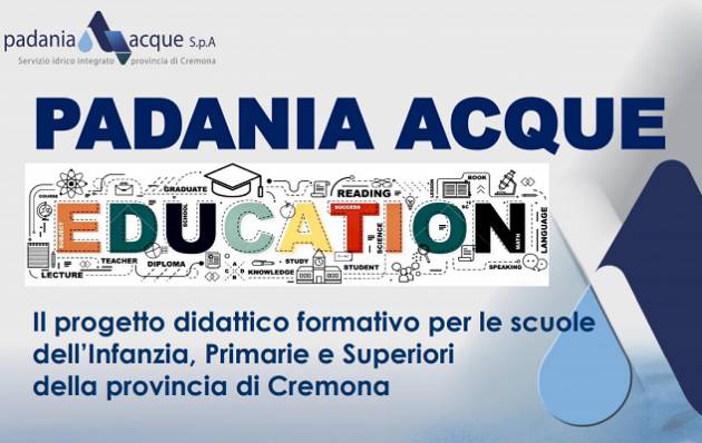 Cremona Padania Acque Education: progetto didattico-formativo 2.0  per le scuole