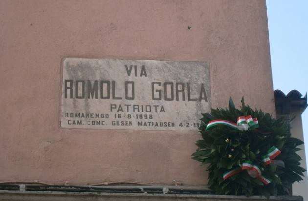 ROMANENGO 27 gennaio 2021 - COMMEMORATO GIORNO della MEMORIA