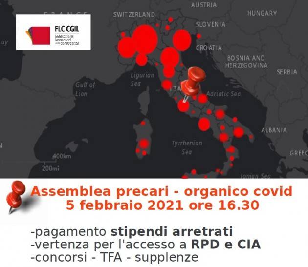 FLC-CGIL Assemblea online precari ‘contratto COVID’ 5/2/2021 ore 16.30