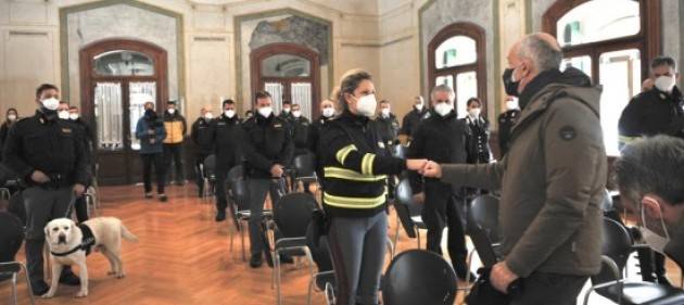 Cortina 2021:Gabrielli incontra i poliziotti impegnati nell'evento