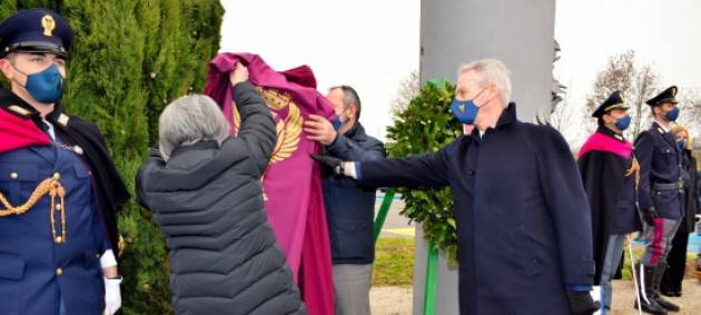 Dalmine: una stele in memoria di D’Andrea e Barborini