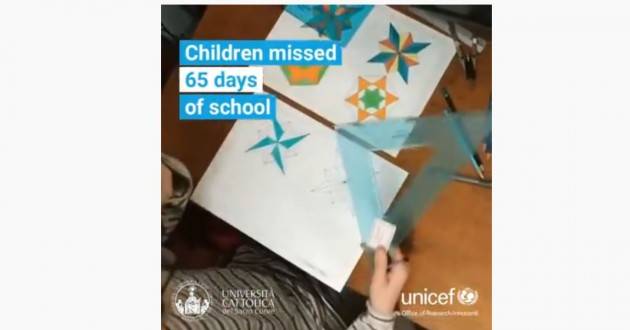 LOCKDOWN E ISTRUZIONE: 1 FAMIGLIA ITALIANA SU 3 NON HA POTUTO SOSTENERE L'APPRENDIMENTO A DISTANZA DEI BAMBINI