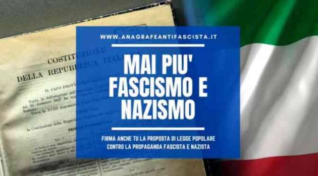 PD Cremona Prolungamento raccolta firme proposta legge antifascista