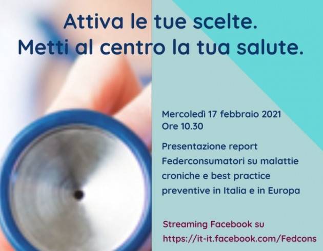 Federconsumatori Attiva le tue scelte, metti al centro la tua salute.