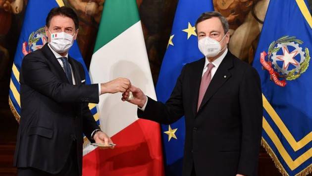 Mario Draghi ringrazia Giuseppe Conte. Bene  | G.C.Storti