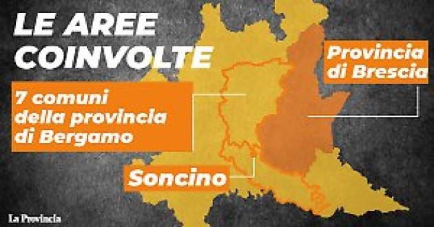 ATS  Val Padana SONCINO ZONA ARANCIONE: RIMODULAZIONE DELLA CAMPAGNA VACCINALE