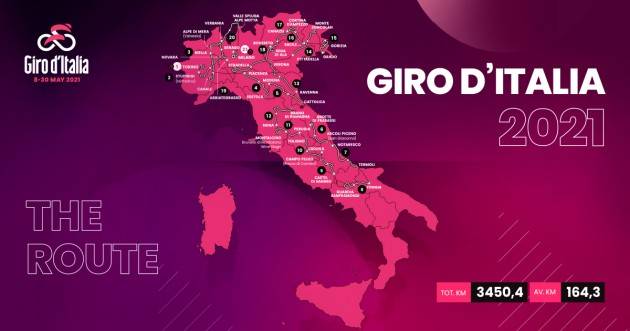Il Giro d'Italia l'11 maggio a Piacenza