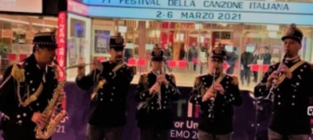 La Banda della Polizia al Festival di Sanremo