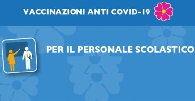 Dopo incontro sindacato con Regione Lombardia partono vaccini personale scuole