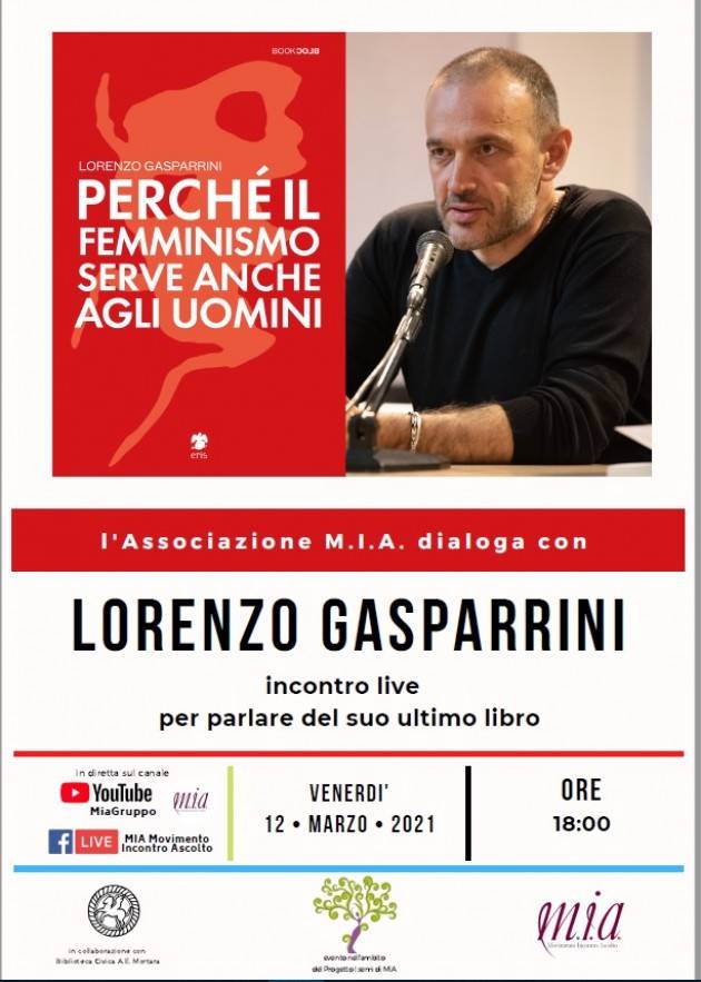Casalmaggiore MIA incontra l'autore Lorenzo Gasparrini