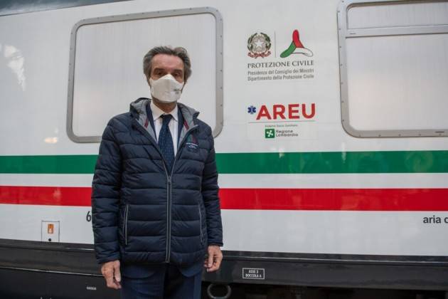 DALLA LOMBARDIA IL PRIMO TRENO SANITARIO ITALIANO