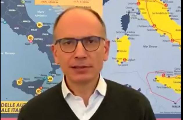 Enrico Letta Io ci sono mi candido a segretario PD (Video)