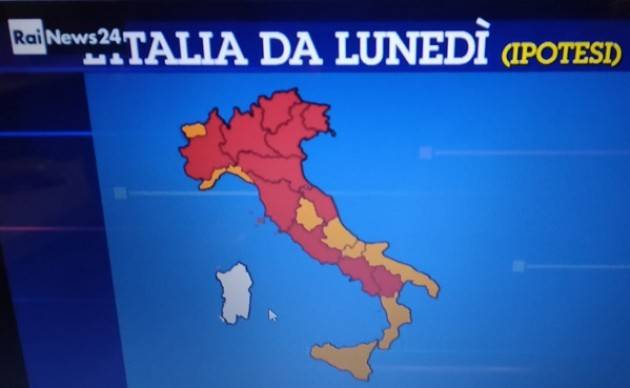 Da lunedì 15  l’Italia in zona rossa ed arancione che succede nelle scuole ?