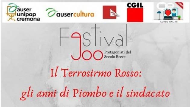 Auser Unipop Cremona  Appuntamento on line Il Terrorismo Rosso