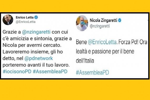 Enrico Letta non serve un nuovo segretario del  PD ma un nuovo PD | G.C.Storti