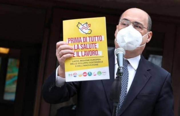 Nicola Zingaretti: Nel Lazio è nata una nuova maggioranza più larga e più forte